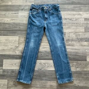 32x32 Wrangler Advanced Perf Comfort Cowboy Cut Jeans Mens Blue Slim Fit 36MACDT